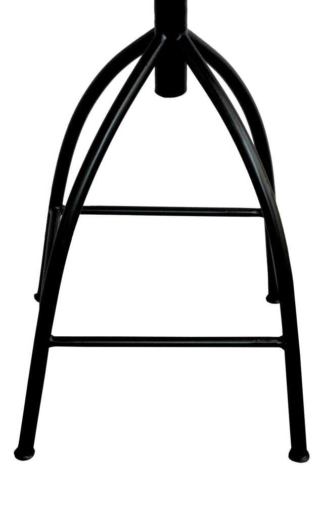 Industrial Style Adjustable Swivel Counter Height Stool With Backrest  By Benzara | Bar Stools |  Modishstore  - 10