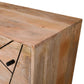 6 Drawer Industrial Wooden Storage Drawers Dresser With Metal Legs. Brown And Black By Benzara | Dressers |  Modishstore  - 7