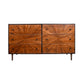 6 Drawer Mid Century Modern Storage Wooden Drawers Dresser , Brown By Benzara | Dressers |  Modishstore  - 12