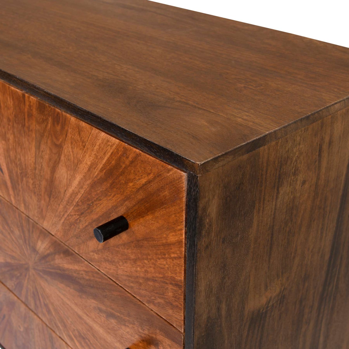 6 Drawer Mid Century Modern Storage Wooden Drawers Dresser , Brown By Benzara | Dressers |  Modishstore  - 10