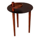 Round Metal Top Side Table With Rotatable Tray And Tripod Legs, Brown And Black By Benzara | End Tables |  Modishstore  - 4