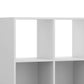 Multipurpose Storage Shelf With 4 Open Compartments, White And Chrome By Benzara | Shelves & Shelving Units |  Modishstore  - 3