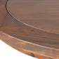 Remington Round Mahogany Wood  30" Table - Natural by Jeffan | Dining Tables | Modishstore - 2