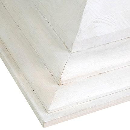 Chauncey Round Recycled Pine Wood Pedestal Dining Table Med by Jeffan | Dining Tables | Modishstore - 3