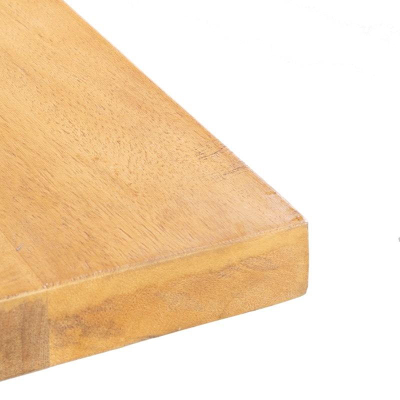 Farmhouse Mango Wood Dining Table - Natural Mango Wood in Honey by Jeffan | Dining Tables | Modishstore - 3