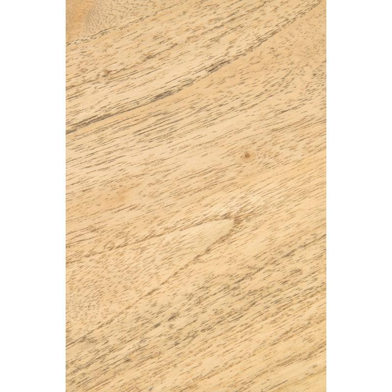 Farmhouse 60" Round Solid Pine Wood Dining Table by Jeffan | Dining Tables | Modishstore - 5