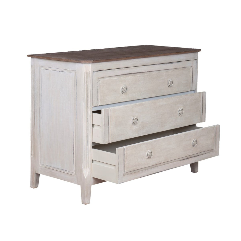 Genevieve Chest w/ 3 Drawers by Jeffan | Drawers | Modishstore - 2
