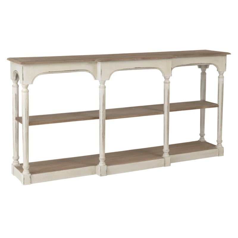 Isabelle Mahogany Wood Console by Jeffan | Console Tables | Modishstore - 2