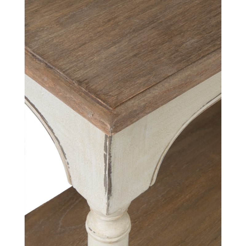 Isabelle Mahogany Wood Console by Jeffan | Console Tables | Modishstore - 5