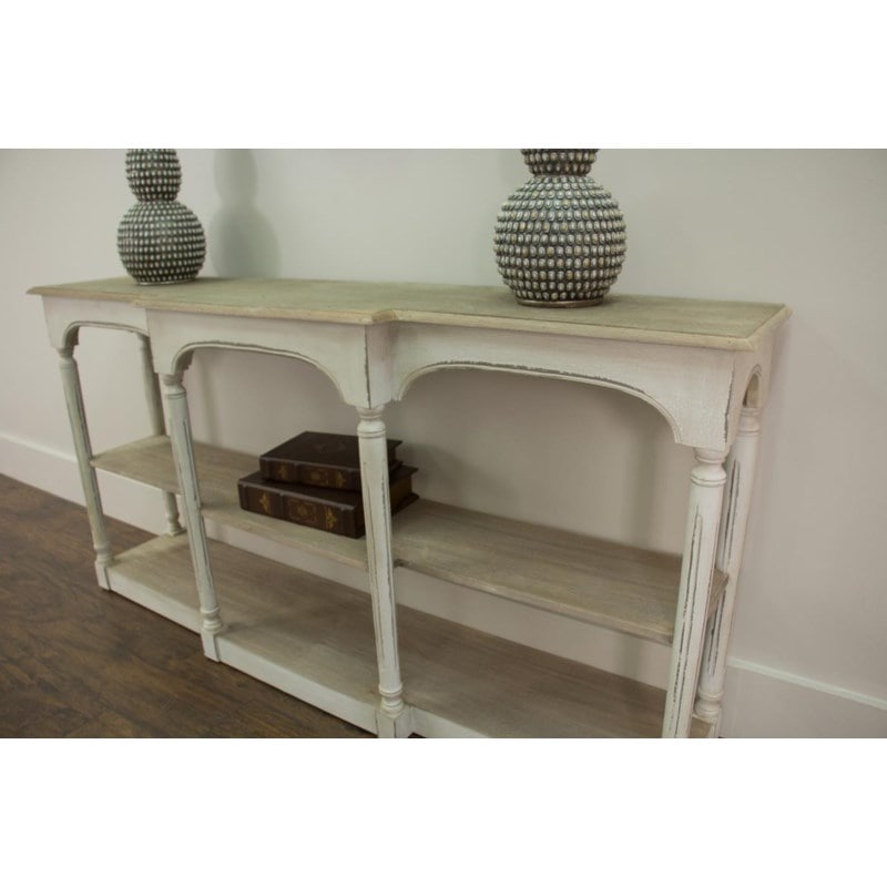 Isabelle Mahogany Wood Console by Jeffan | Console Tables | Modishstore