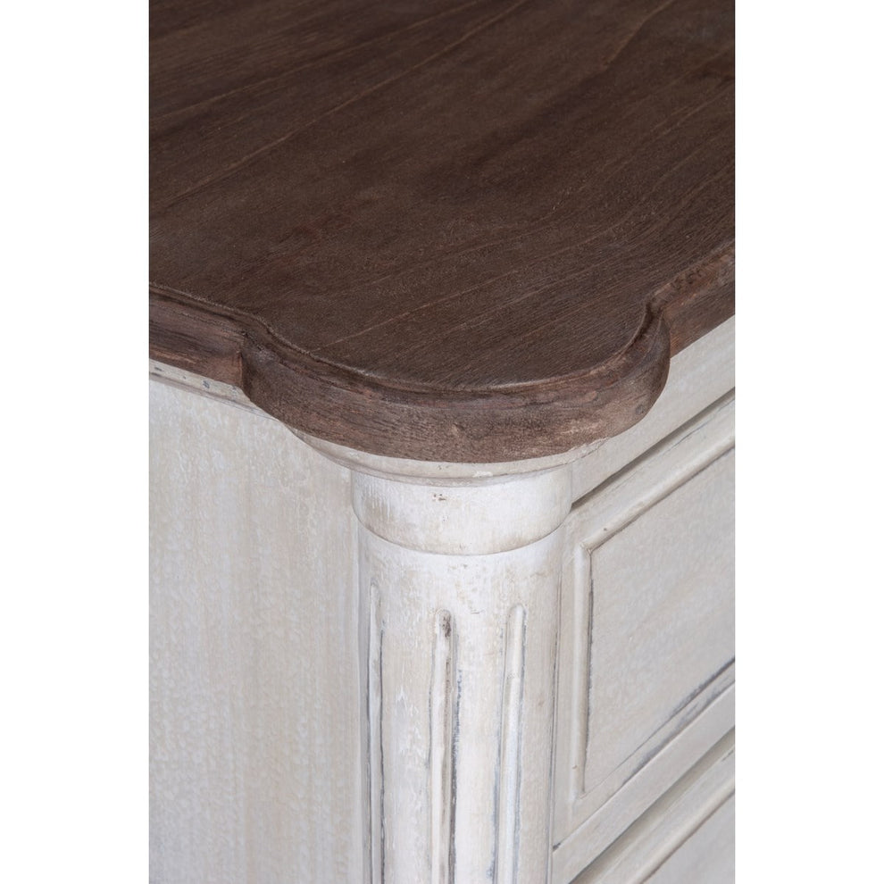 Isabelle Chest of 5 Drawers by Jeffan | Drawers | Modishstore - 5