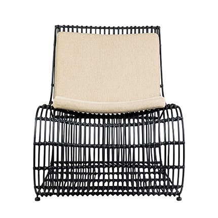 Marvel Occasional Chair with Iron Frame Wrapped by Jeffan | Outdoor Chairs | Modishstore - 9