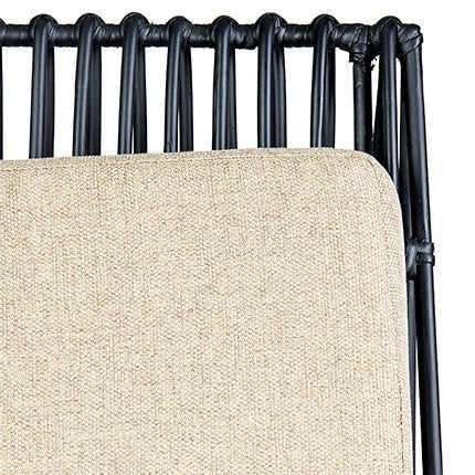 Marvel Occasional Chair with Iron Frame Wrapped by Jeffan | Outdoor Chairs | Modishstore - 12