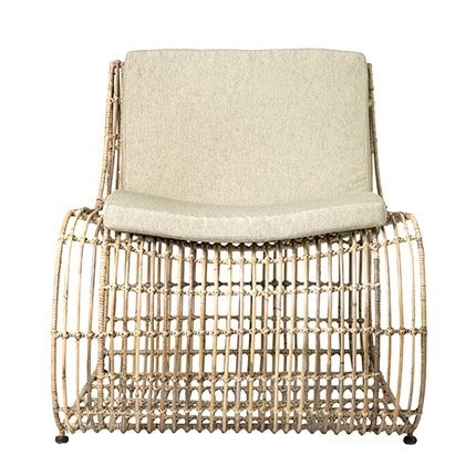 Marvel Occasional Chair with Iron Frame Wrapped by Jeffan | Outdoor Chairs | Modishstore - 6