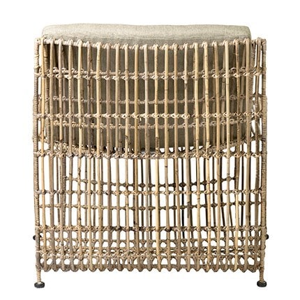 Marvel Occasional Chair with Iron Frame Wrapped by Jeffan | Outdoor Chairs | Modishstore - 3