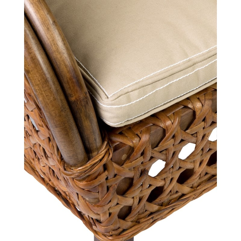 Sahara Rattan Occasional Chair by Jeffan | Outdoor Chairs | Modishstore - 4