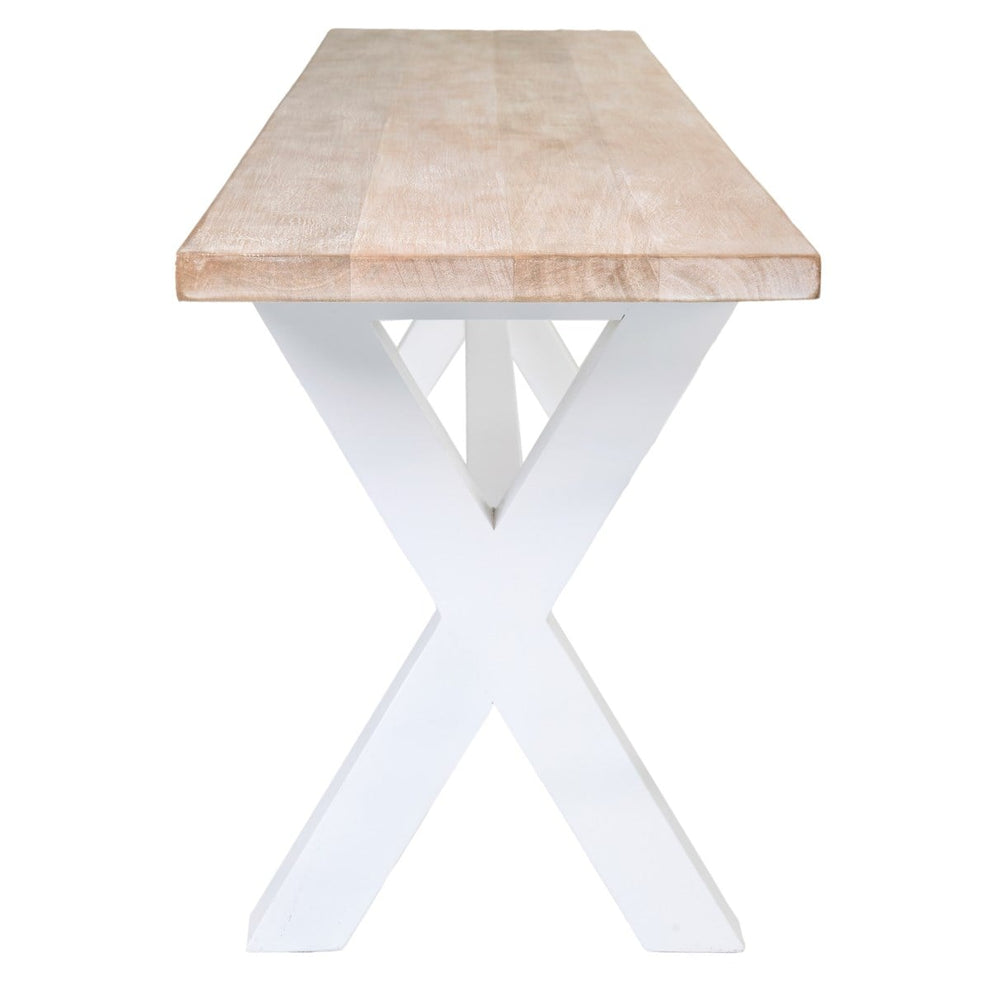 Townson Mango Wood Accent Bench by Jeffan | Benches | Modishstore - 2