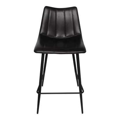 Alibi Counter Stool Matte Black-M2 By Moe's Home Collection | Counter Stools | Modishstore - 1