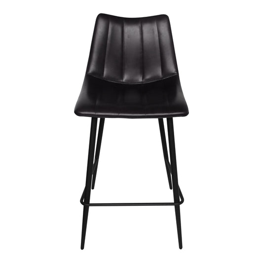 Alibi Counter Stool Matte Black-M2 By Moe's Home Collection | Counter Stools | Modishstore - 1
