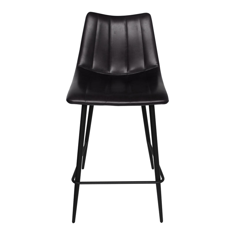 Alibi Counter Stool Matte Black-M2 By Moe's Home Collection | Counter Stools | Modishstore - 1