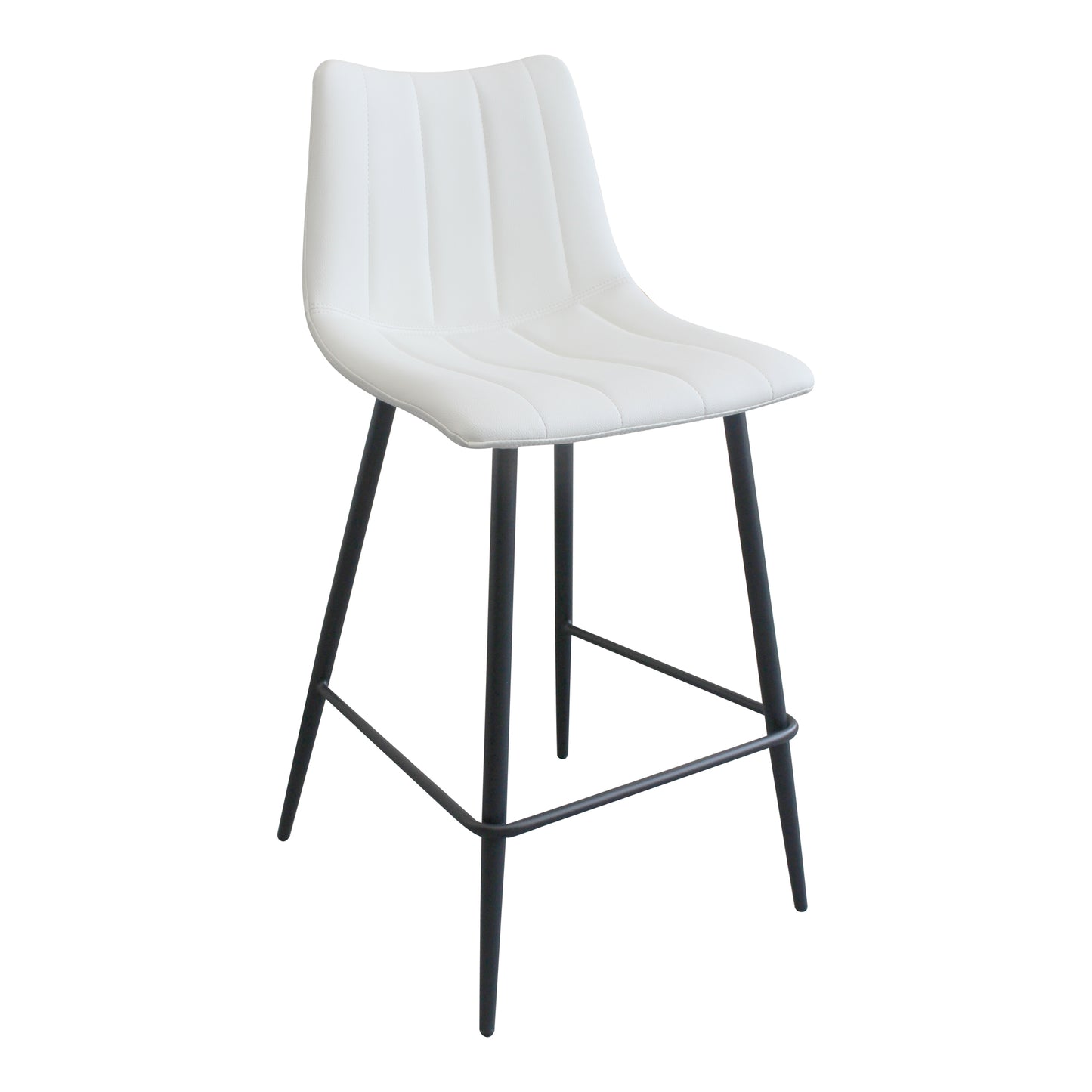 Alibi Counter Stool Matte Black-M2 By Moe's Home Collection | Counter Stools | Modishstore - 3