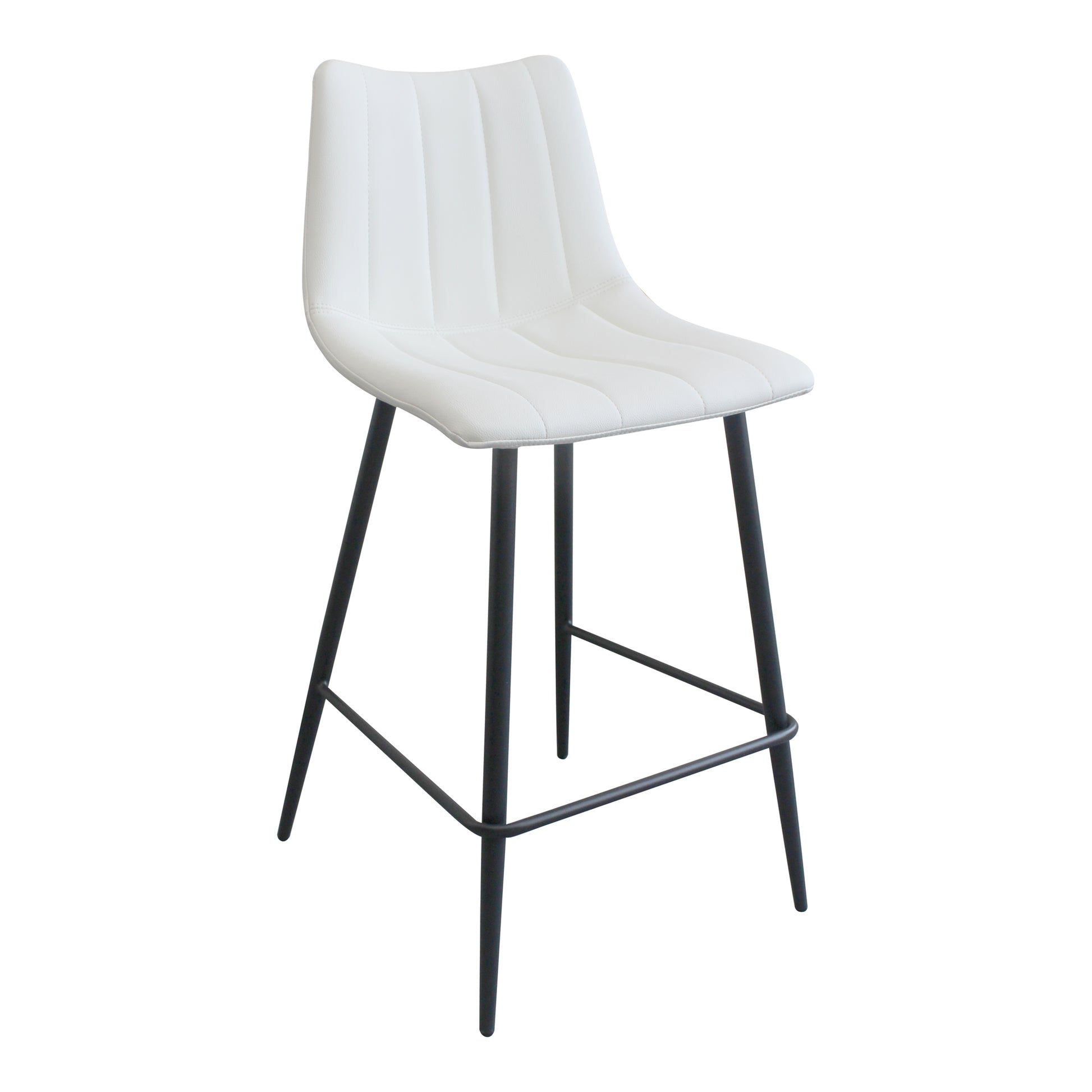 Alibi Counter Stool Matte Black-M2 By Moe's Home Collection | Counter Stools | Modishstore - 3