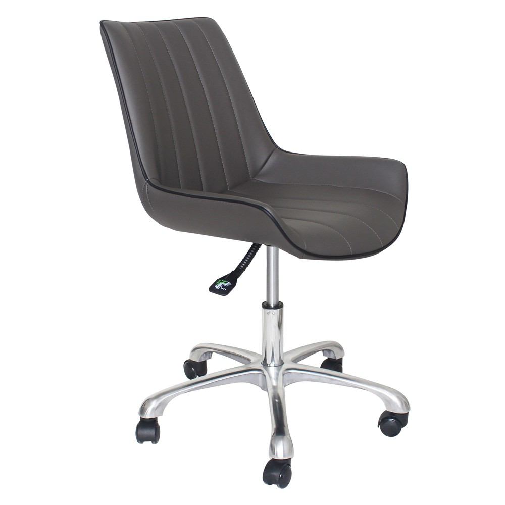 Moe's Home Collection Mack Office Chair - Grey | Modishstore | Office Chairs
