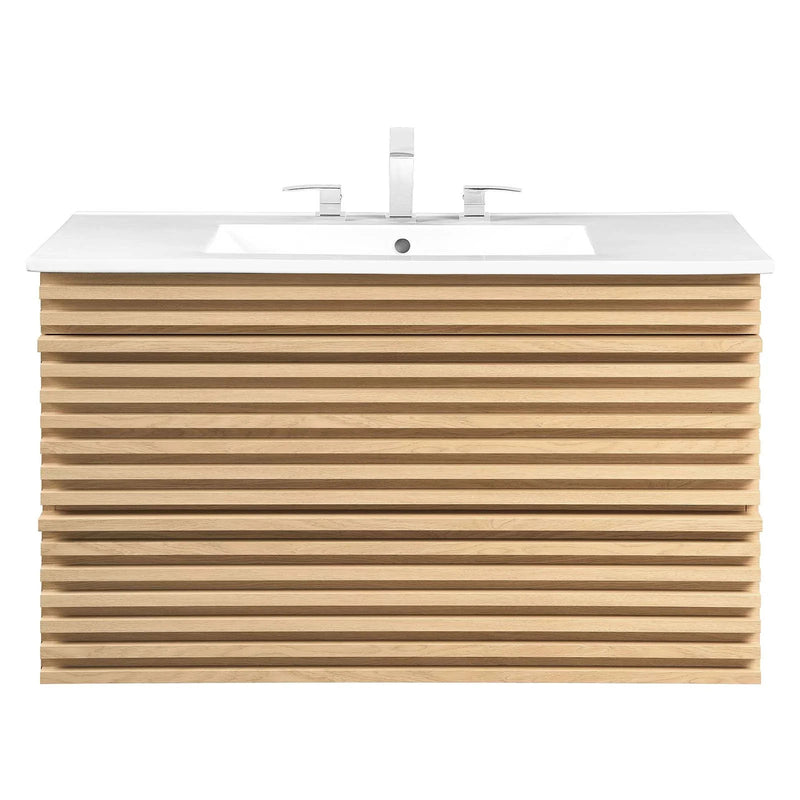 Modway Render 36" Wall-Mount Bathroom Vanity - EEI-4436 | Bathroom Accessories | Modishstore - 15