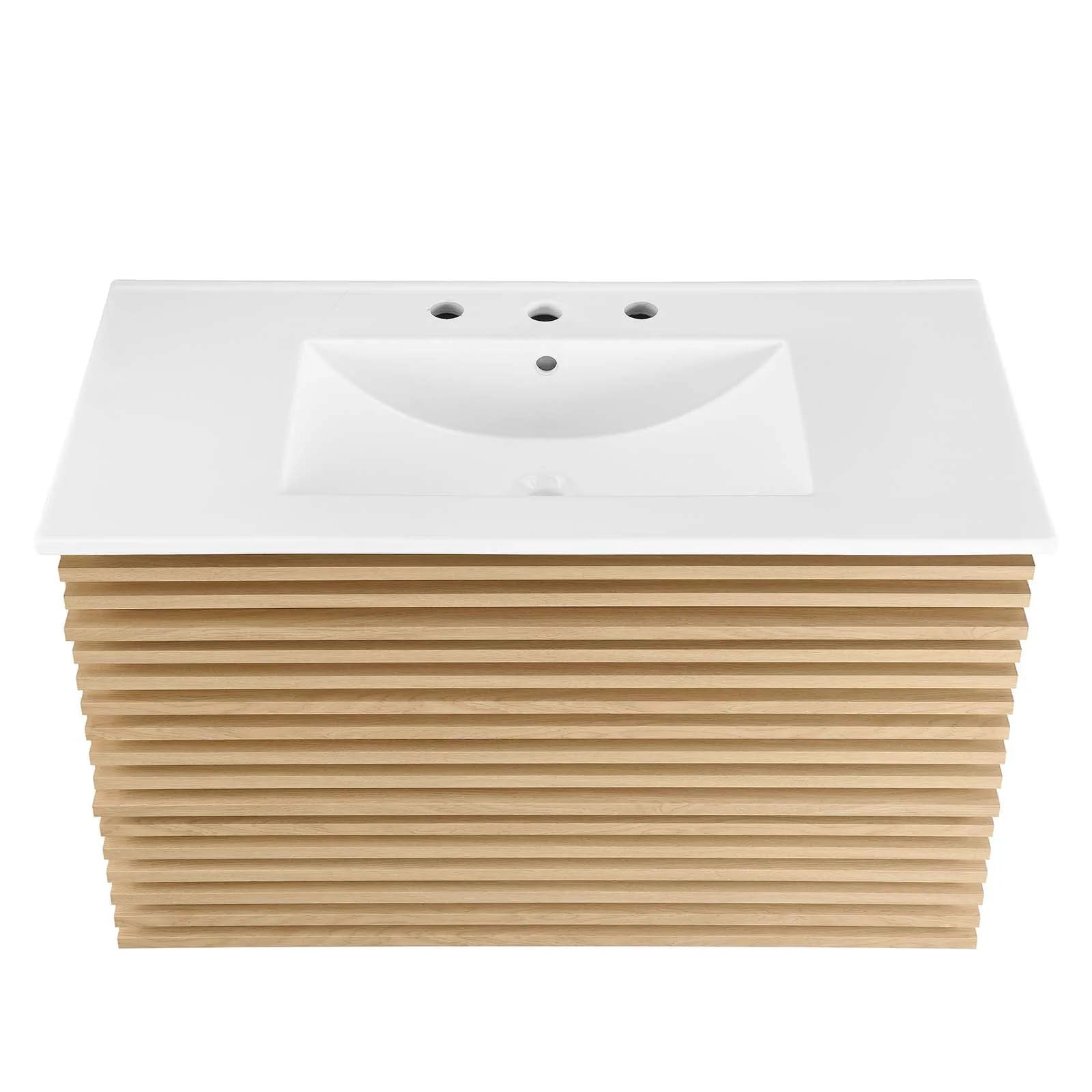 Modway Render 36" Wall-Mount Bathroom Vanity - EEI-4436 | Bathroom Accessories | Modishstore - 20