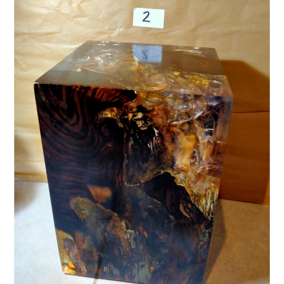 cracked resin and teak stool-6