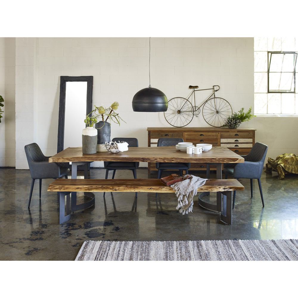 Moe's Home Collection Bent Dining Table - Large | Modishstore | Dining Tables-6