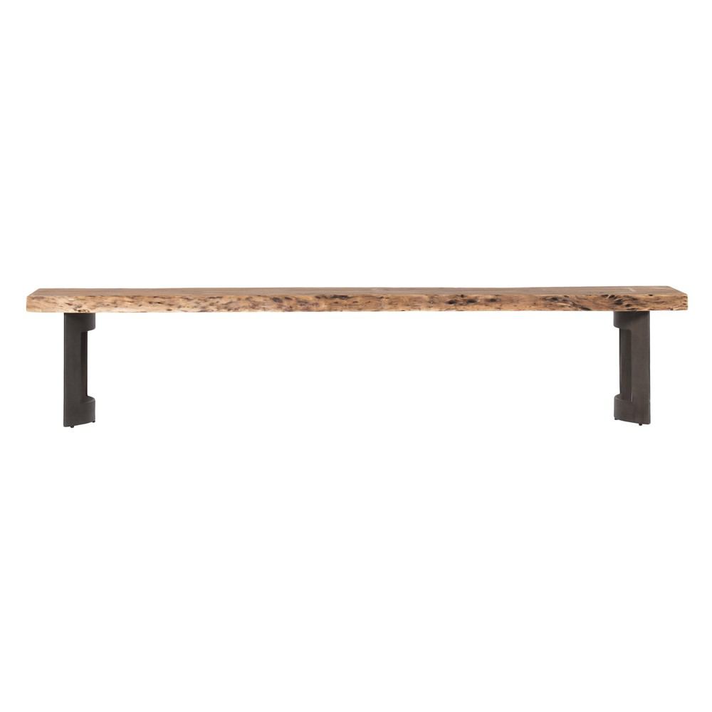Moe's Home Collection Bent Bench Large Smoked | Modishstore | Stools & Benches-3
