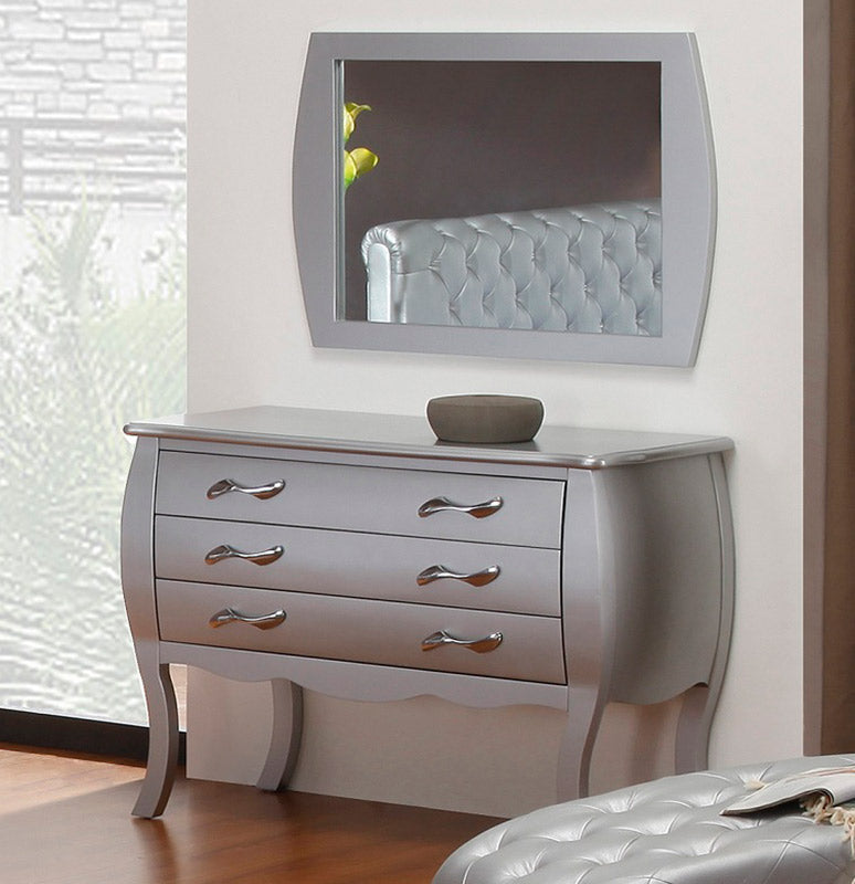 Vig Furniture Modrest Monte Carlo Transitional Platinum Dresser | Modishstore | Dressers