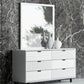 Vig Furniture Nova Domus Valencia Contemporary White Mirror | Modishstore | Mirrors