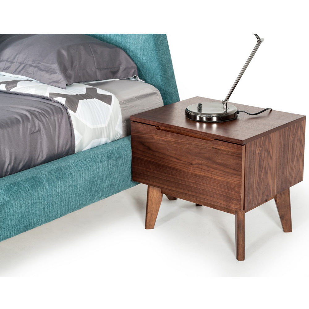 Vig Furniture Modrest Lewis Mid-Century Modern Walnut Nightstand | Modishstore | Nightstands-3