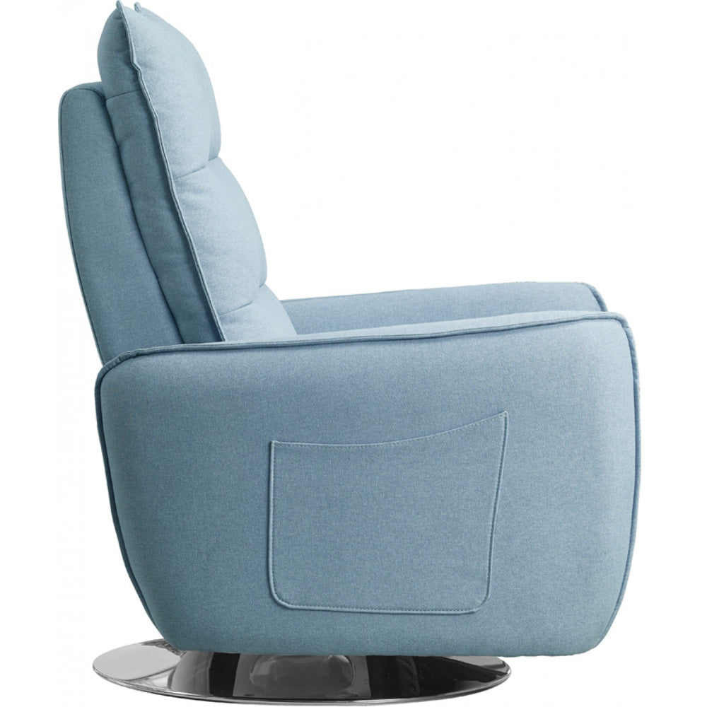 Vig Furniture Divani Casa Fairfax Modern Fabric Recliner Chair | Modishstore | Chairs & Recliners-11
