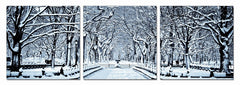 Vig Furniture Modrest Winter Trees 3-Panel Photo