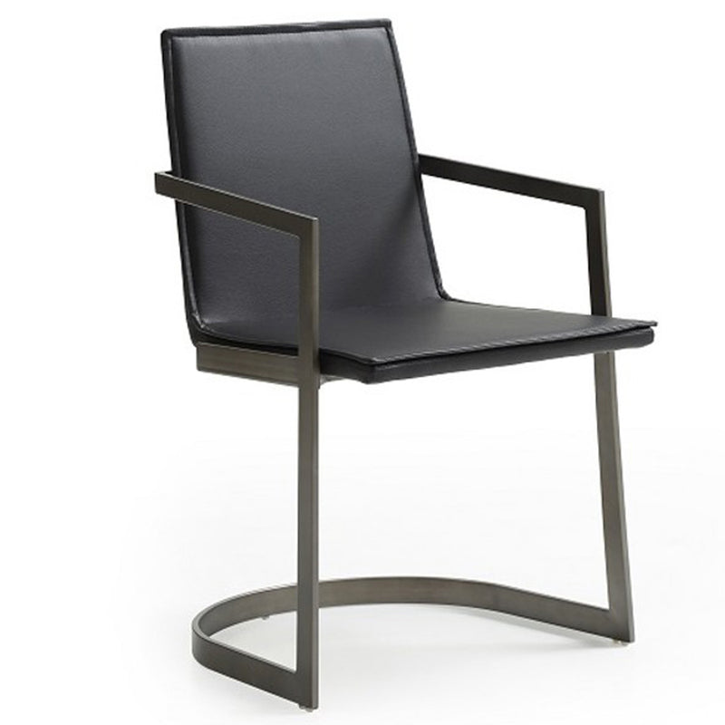 Vig Furniture Jago - Modern Black Dining Chair (Set of 2) | Modishstore | Dining Chairs