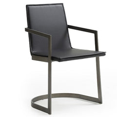 Vig Furniture Jago - Modern Black Dining Chair (Set of 2)