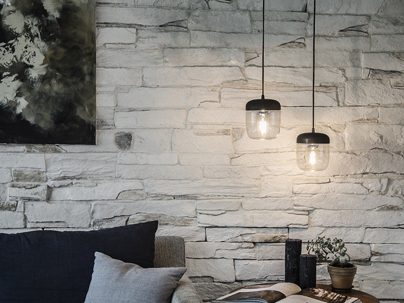 Vita Acorn Pendant Lamp - Polished Steel | Pendant Lamps | Modishstore - 1