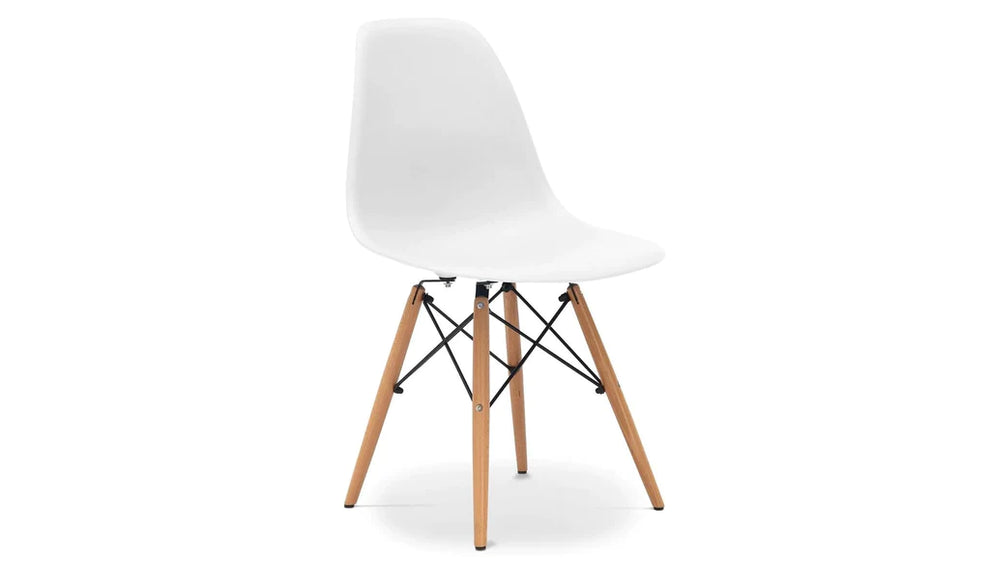 Vincent White Dining Set Eiffel Chairs By Modholic | Dining Sets | Modishstore - 3