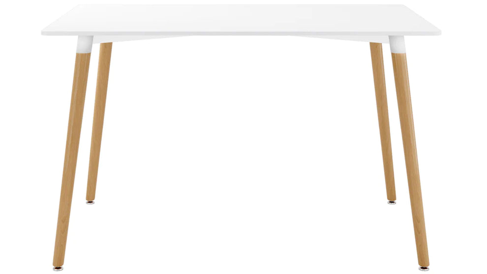 Vincent White Dining Set Eiffel Chairs By Modholic | Dining Sets | Modishstore - 2