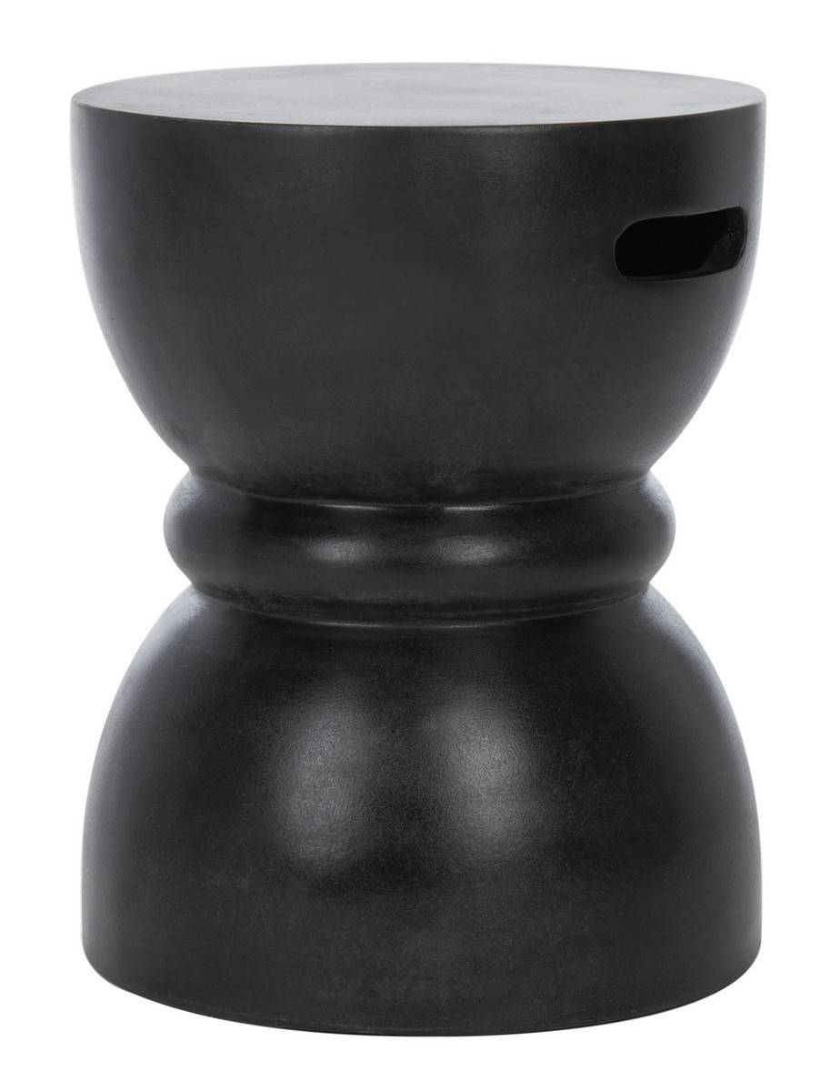 Safavieh Haruki Indoor/Outdoor Modern Concrete Round 17.7 Inch H Accent Table | Outdoor Tables |  Modishstore  - 3