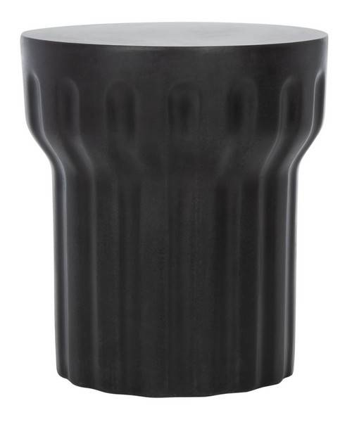 Safavieh Vesta Indoor/Outdoor Modern Concrete Round 15.3 Inch Dia Accent Table | Outdoor Tables |  Modishstore  - 2