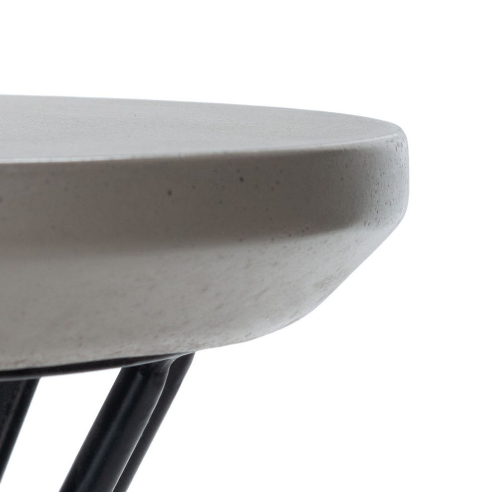 Safavieh Akiko Concrete Accent Table | Outdoor Tables |  Modishstore  - 5