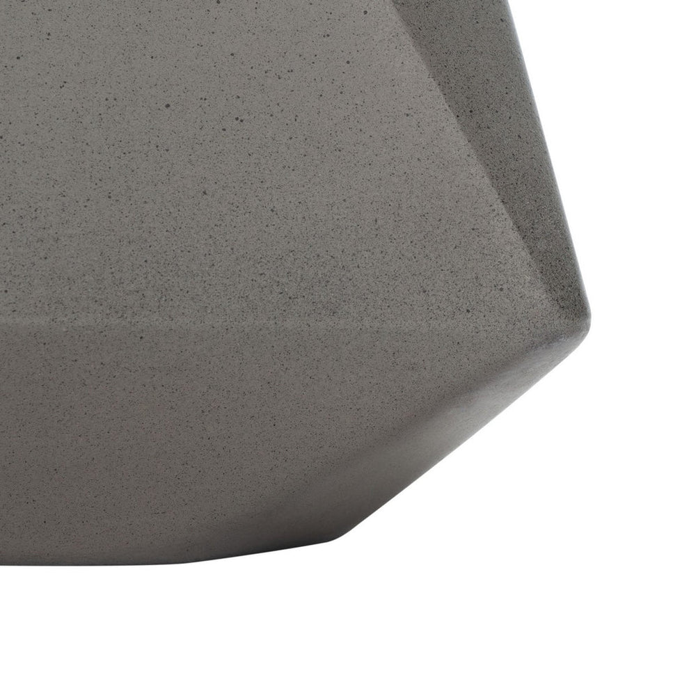 Safavieh Conan Concrete Accent Stool | Outdoor Stools & Benches |  Modishstore  - 5