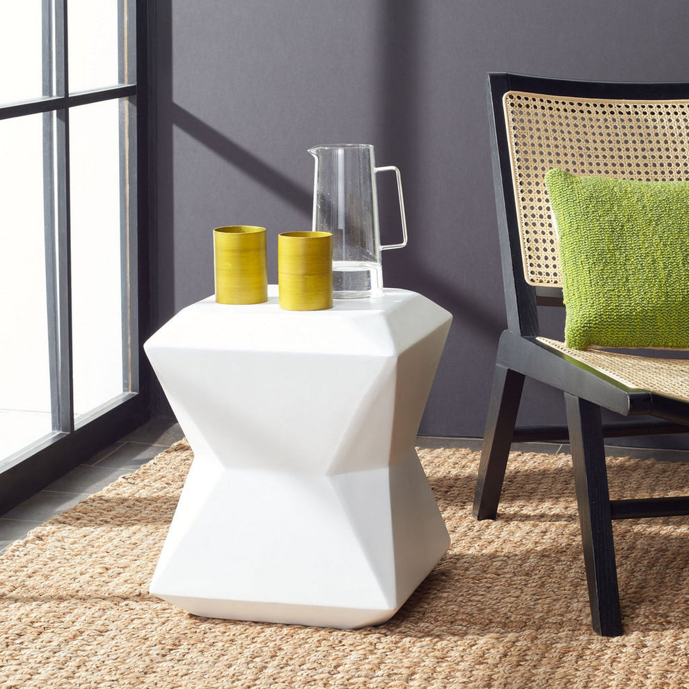 Safavieh Conan Concrete Accent Stool | Outdoor Stools & Benches |  Modishstore  - 6
