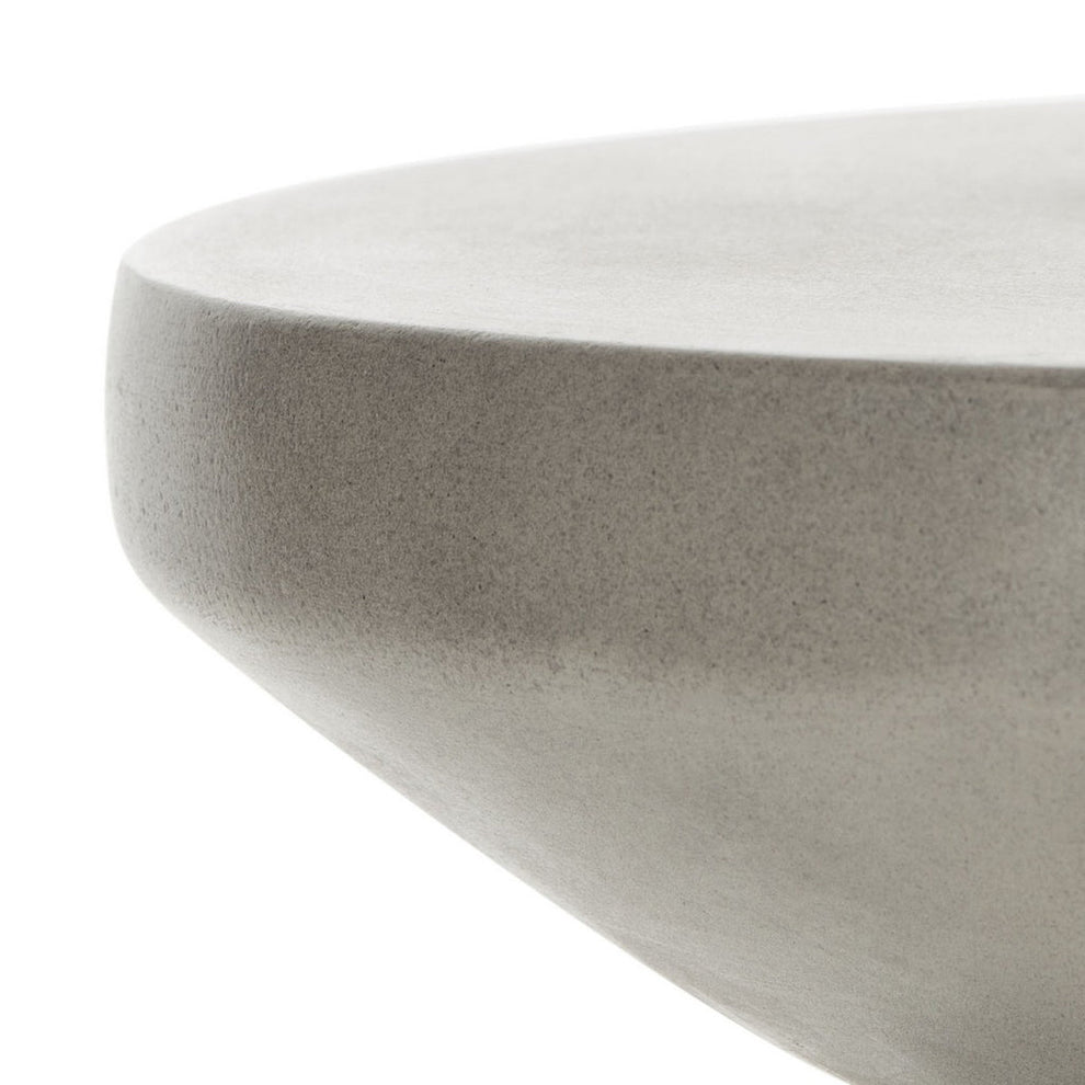 Safavieh Benaya Concrete Accent Stool | Outdoor Stools & Benches |  Modishstore  - 4