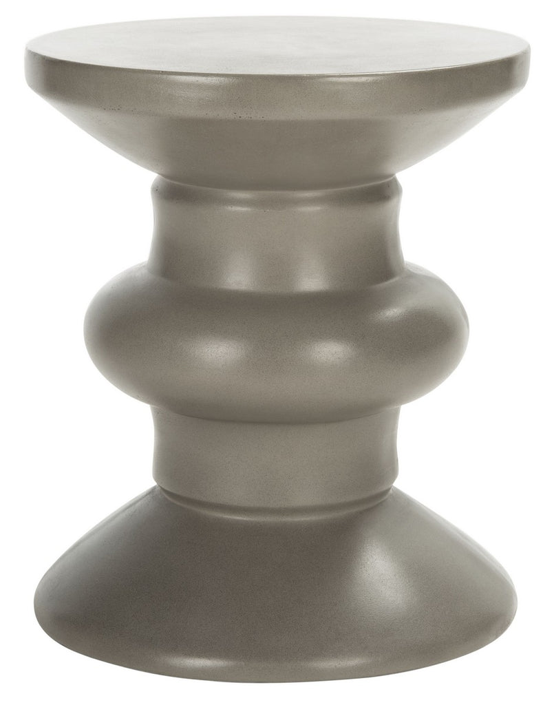 Safavieh Jiraiya Concrete Accent Stool | Outdoor Stools & Benches |  Modishstore  - 2