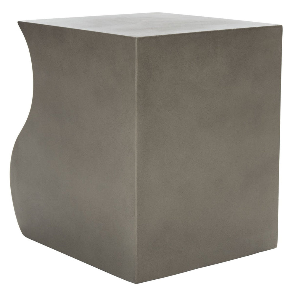 Safavieh Mazza Concrete Accent Stool | Outdoor Stools & Benches |  Modishstore  - 3